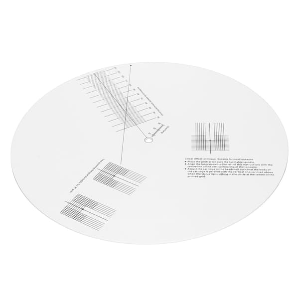 LP Stroboskop Disk Rotationshastighed Detektion Kalibreringsdisk til Vinyl Pladespiller