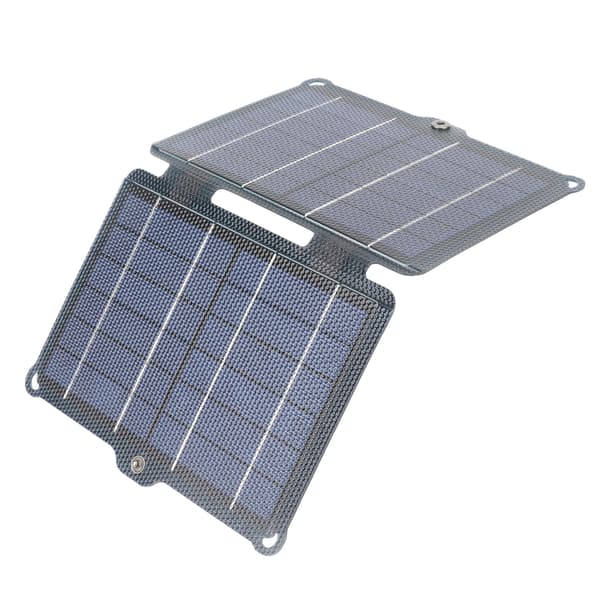 8W 5V ETFE Sammenleggbart Solcellepanel Bærbar Batterilader Telefon Solcelleladepakke