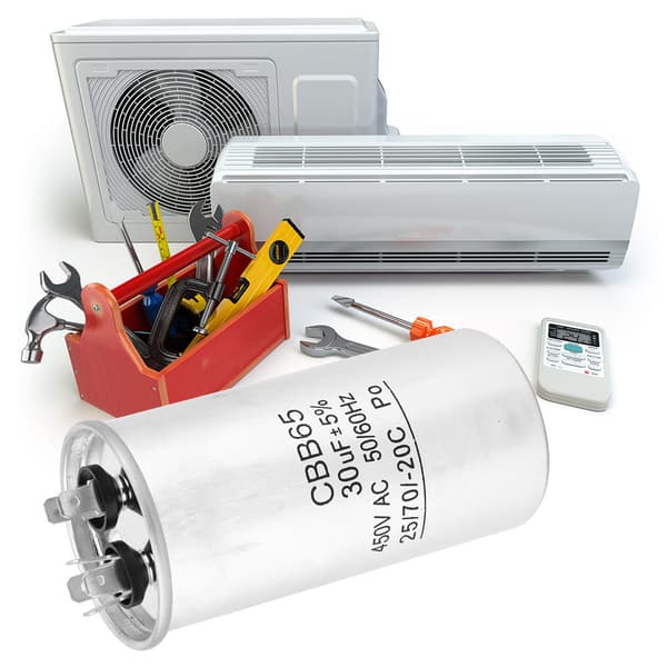 CBB65 30uF 450V Homopolar Elektrolytkondensator til Kompressor Startmotor