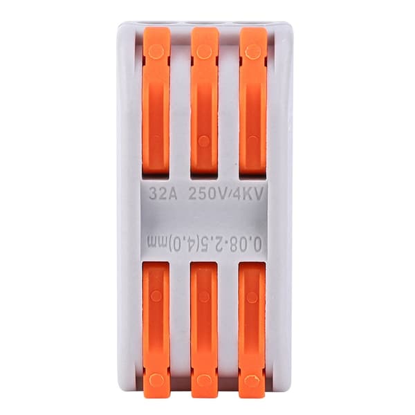 50 stk. 11-28AWG PCT-2-3 Orange Hurtig Ledningsforbindelsesklemme