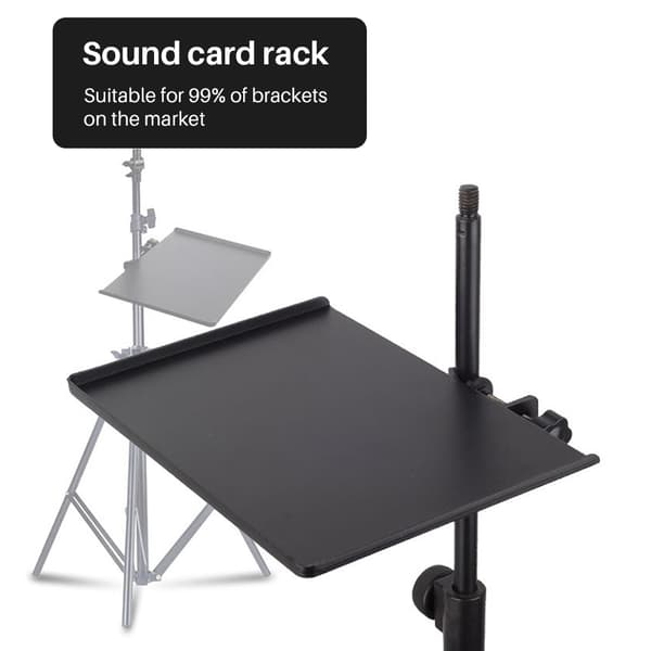 Lydkortbakke Live Broadcast Mikrofonstativ Telefon Clip Holder