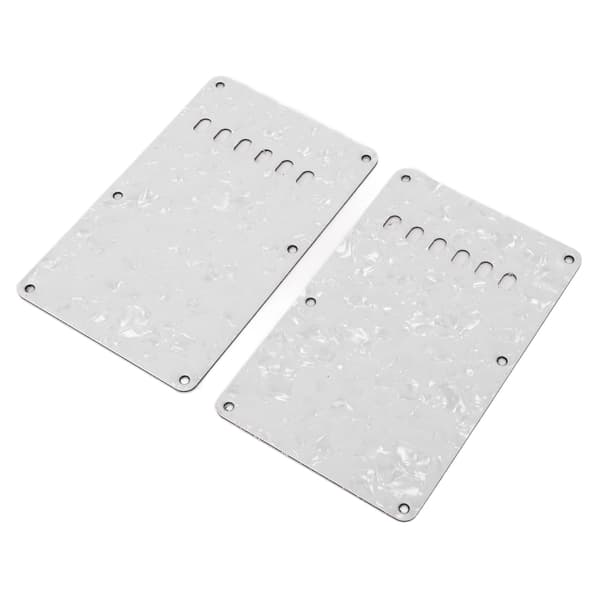 2 st elgitarr bakplåtar med 6 hål PVC-plast gitarrskydd bakplatta ersättning vit