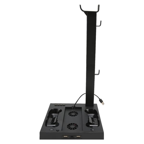 Xbox Series S Konsol Controller 5 i 1 Vertikal Ladestation med Køleventilator