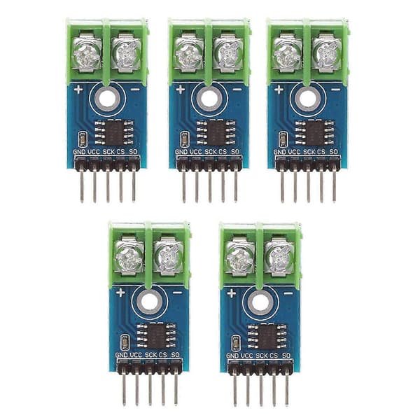 5 STK MAX6675 K Type Termoelement Temperatursensor Modul til Bluegreen