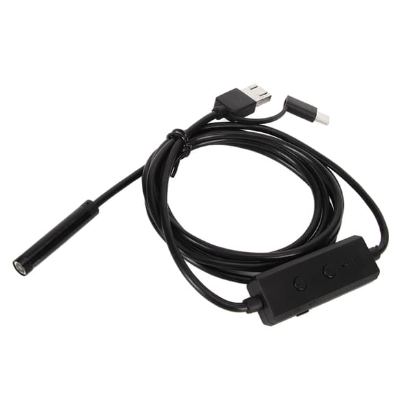 Endoskopkamera 8 mm 2 MP WiFi Vanntett 8 LED-lys for Android iOS Windows Nettbrett PC