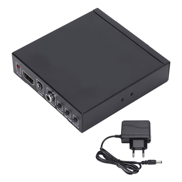 SCART til HDMI-konverter 1080P 720P Videoadapter EU-plugg 100-240V