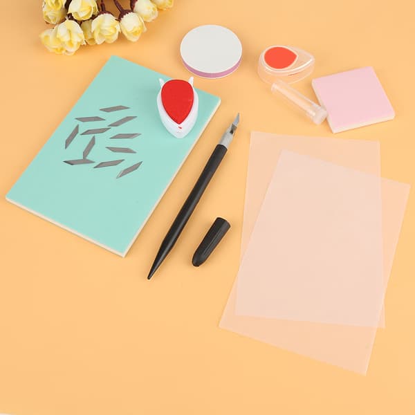 DIY Gummistämpel Snideri Kit för Handskulptur