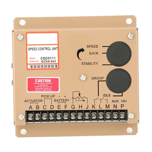 ESD5111 Generator Elektronisk Motorvarvtalsregulator Justerbar Motorvarvtalsregulator Kort