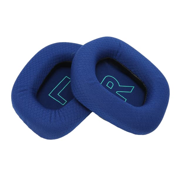 Pustende Komfortable Elastiske Erstatningsøreputer for Logitech G733 Hodetelefoner Blå