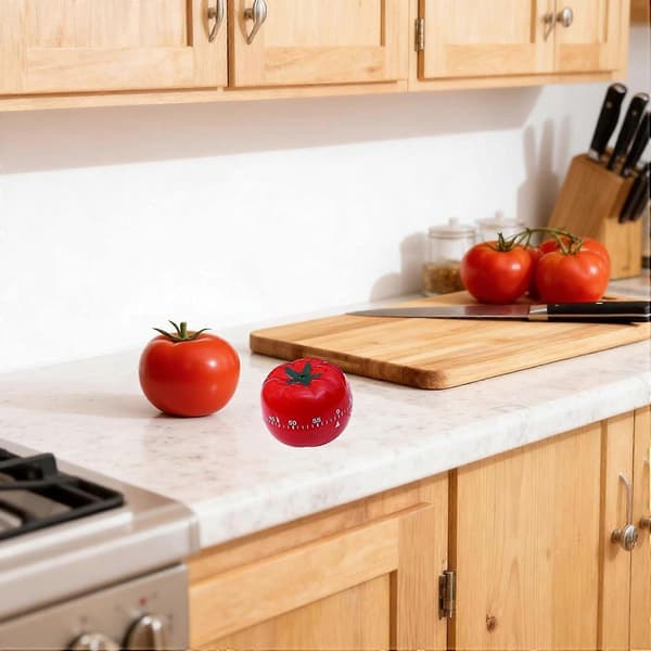 Tomat-timer Kjøkkentimer Tomatformet Timer Matlagingsklokke Mekanisk Tidsur For Matbaking
