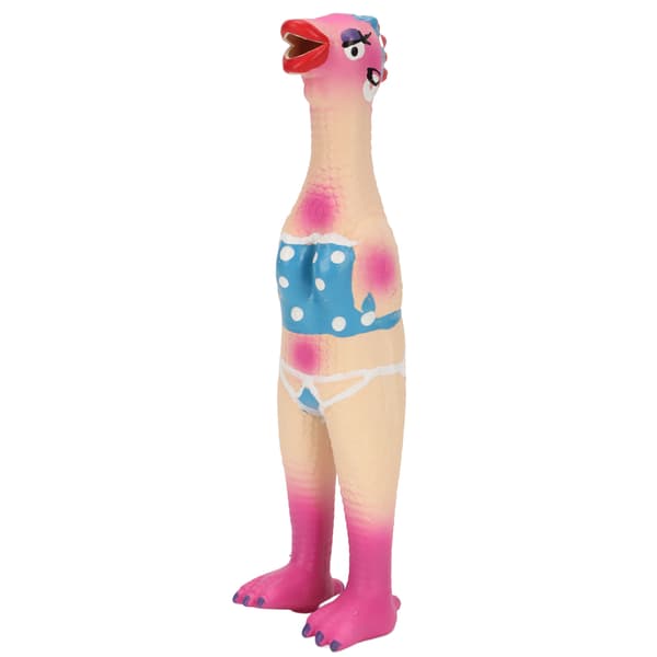 Pipkyckling Hundleksaker Tåliga Bitresistenta Elastiska Tandgnisslande Handmålade Interaktiva Roliga