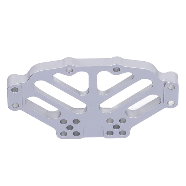 Tamiya 1/10 CR 01 RC Bil CNC Aluminium Legering Trækstangsbase Beslag Sølv
