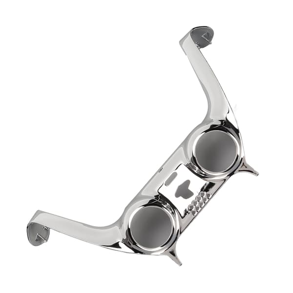 PS5 Controller Frontplatta DIY Ersättningsskal Clip Dekorationstillbehör med Silver Joystickskydd