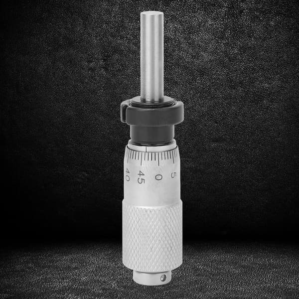 0-13mm Mikrometer Flat Kulehode Finjustering for Nøyaktighetsinstrumenter Flat Hode med Mutter