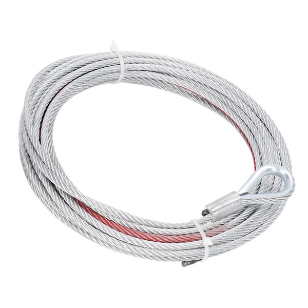 4500LBS Rustfri Stål Wire til Spil 5,5 mm Diameter 10 m Længde Bugseringsspil