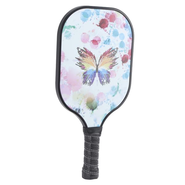 Kulfiber Pickleball Paddle Sæt med 1 Paddle 2 Bolde til Indendørs Udendørs Konkurrence