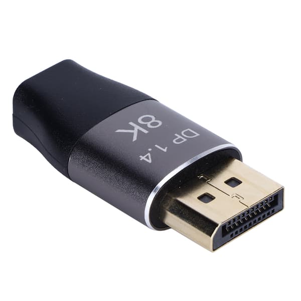 Mini DP til DP Adapter 8K 60Hz 2-veis gjensidig HD-konvertering Datamaskinskjermforsyning