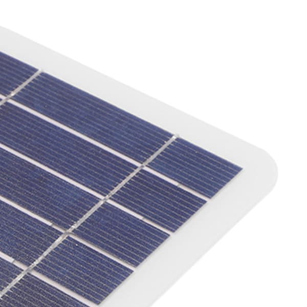 2W 5V solcellepanel polykrystallinsk silisium nødstrømforsyning 400mA bærbart solcellepanel lader