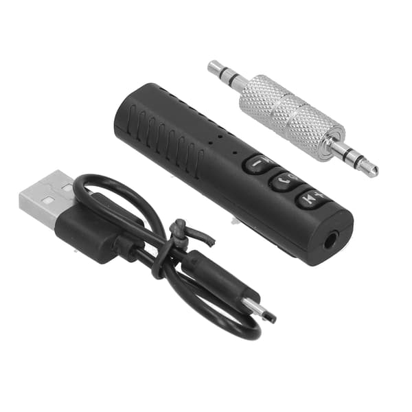 Bluetooth 5.0 Trådløs Lydadapter 3.5mm Aux Bilmusikk Mottaker for Hodetelefoner