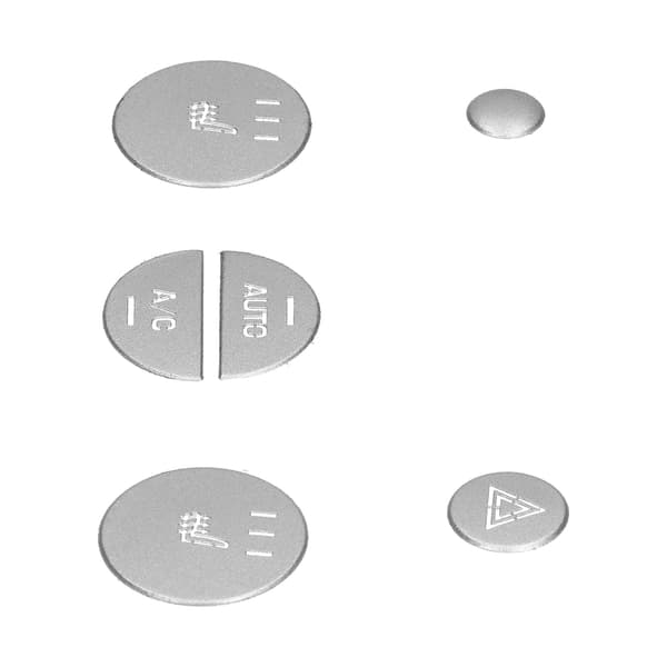6 stk. Deksel for midtkonsollknapp, erstatning for Land Rover Range Rover Evoque 2012 2018