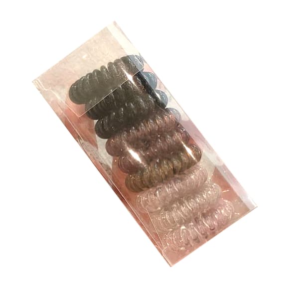 Elastisk Spiral Hårelastik Telefonledning Stil Komfortabel Brug Gradient Sort Hårbånd til Piger