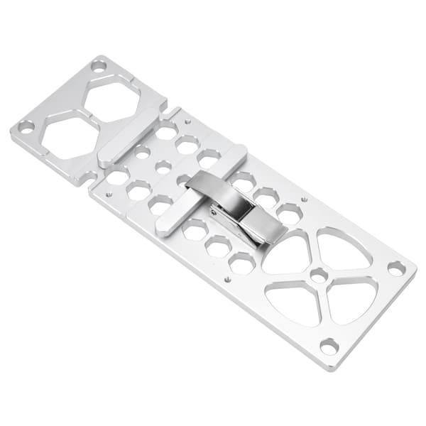 90 Graders Styreskinneklemme Aluminiumlegering Rustfrit Stål Rundsav Tilbehør DIY