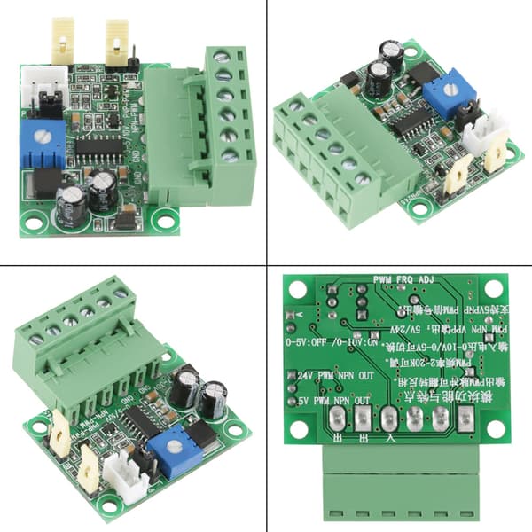 0-5V 0-10V Analog Input til 0-100% PWM 2KHZ-20KHZ Konverter Modul