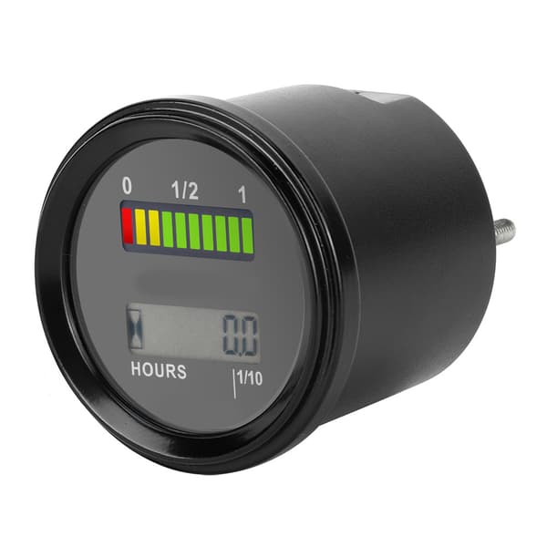 DC12-48V LCD LED Digital Batteriindikator Motor Timer til Golfvogn Gaffeltruck