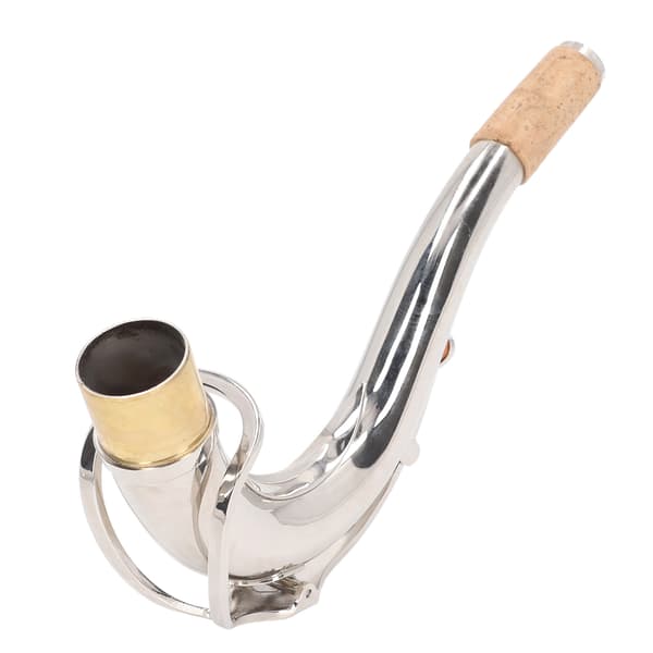 Tenorsaksofon Bøyd Hals Metall Saksofon Albue Hals Blåseinstrument Tilbehør 28mm Diameter