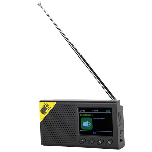 Portabel DAB Digitalradio Hemstereo med 2,4 tums LCD-skärm
