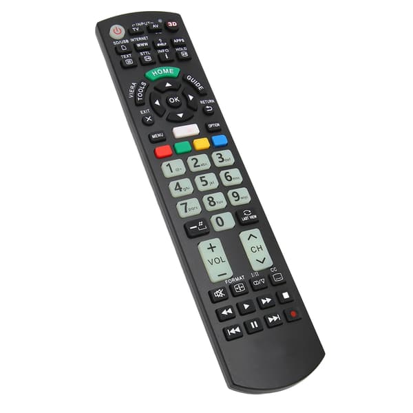 Universal TV-fjernkontroll Ergonomisk Lettvekt Myke Knapper Erstatning