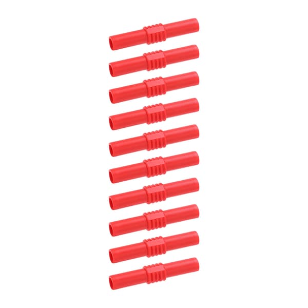 10 stk. 4 mm isoleret hun til hun bananstikforbindelse for elektronik