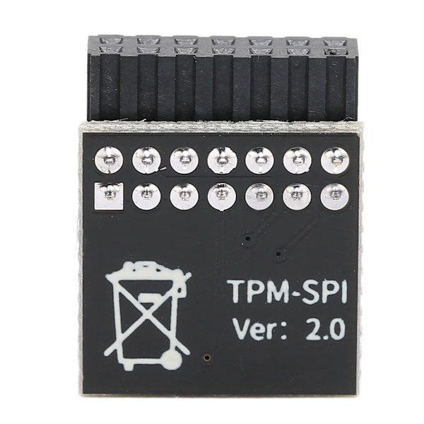 TPM 2.0 14-stifts Krypteringssäkerhetsmodul Processor Svart för Asus Systemkomponenter