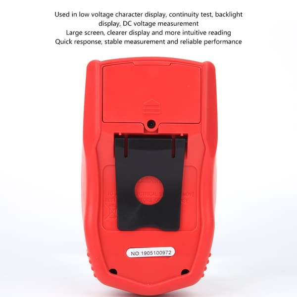 DT33D Mini Digital Multimeter Voltmeter Bærbar Universal Meter 130 x 73,5 x 35 mm