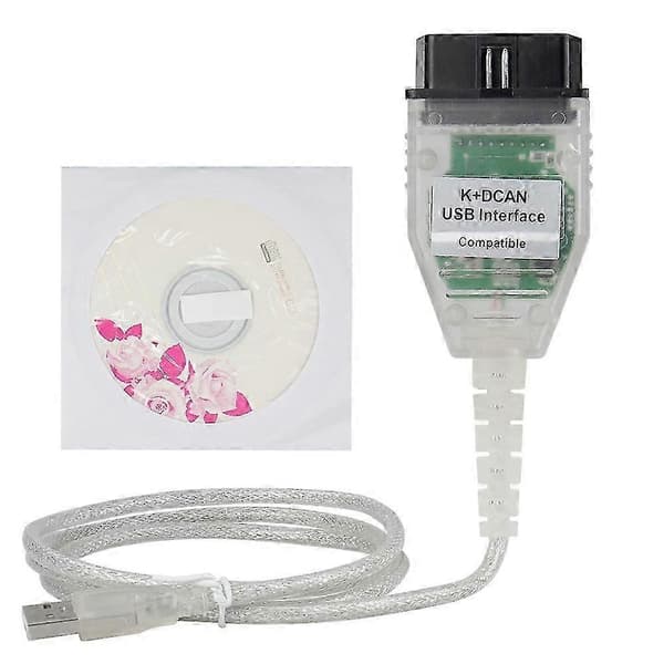 Til BMW INPA Ediabas K+DCAN Chip USB Interface Bil Diagnostisk Værktøj OBD 2 Scanner Switch USB Interface Kabel