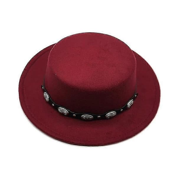 Hatter Dame Filthatt Immitert Ull Vinter Hold Varmen Herre Fedora Hatter
