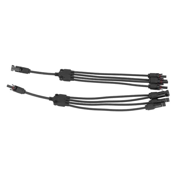 Solar Connector Y Gren 1 til 4 Vanntett Parallelladapter Splitter Utendørs