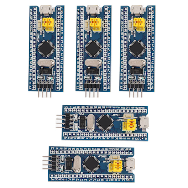 STM32F103C8T6 Minimaalinen järjestelmän kehityskortti Micro USB 40 Pin Core Learning Module 5 kpl
