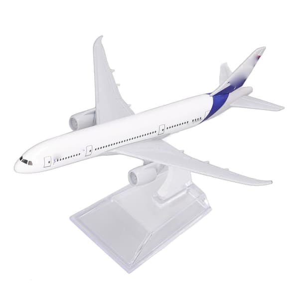 787 Flymodel Legering Boligdekoration Præcise Detaljer Simuleret Fly med Base
