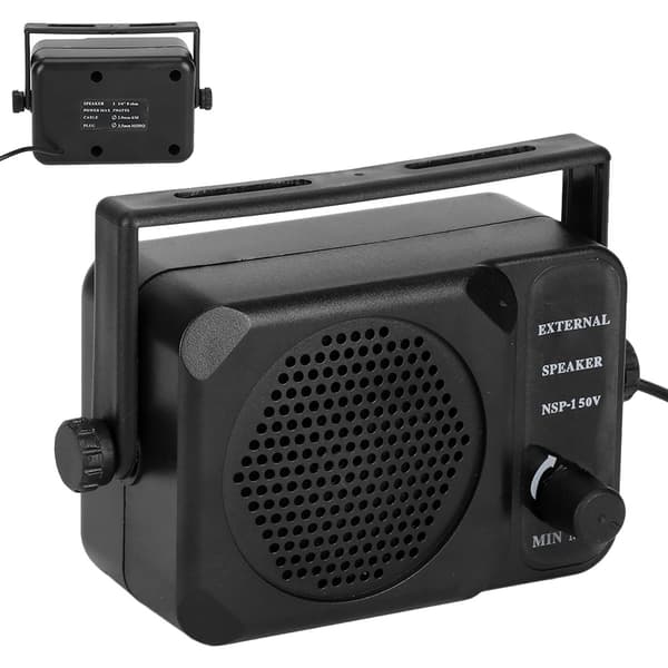 Mini Extern Högtalare NSP‑150V 2‑Vägs Radio CB HF VHF UHF Transceiver Biltillbehör