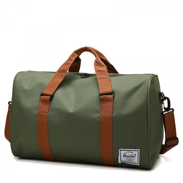 Lyhyen matkan matkalaukku Käsimatkatavaralaukku Suurikapasiteettinen fitness säilytyslaukku Vihreä