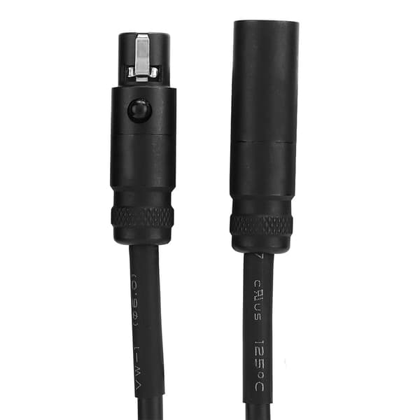 3-Pin Mini XLR Han til Hun Audio Kabel til Camcorder DSLR Kamera Mikrofon 2M