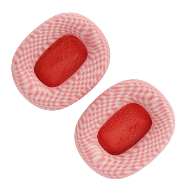 AirPods Max Hodetelefon Øreputer Erstatning Mykt Memory Foam Protein Lær Øreputer Rosa