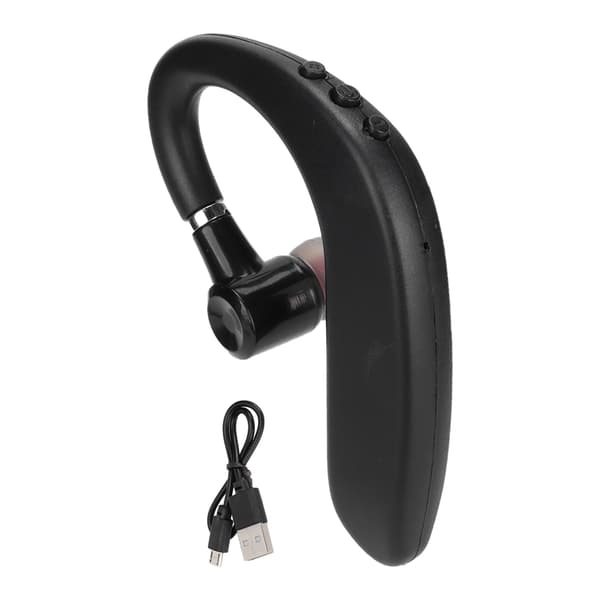 Trådløst Bluetooth 5.0 støjreducerende headset ørekrog til forretningskørsel