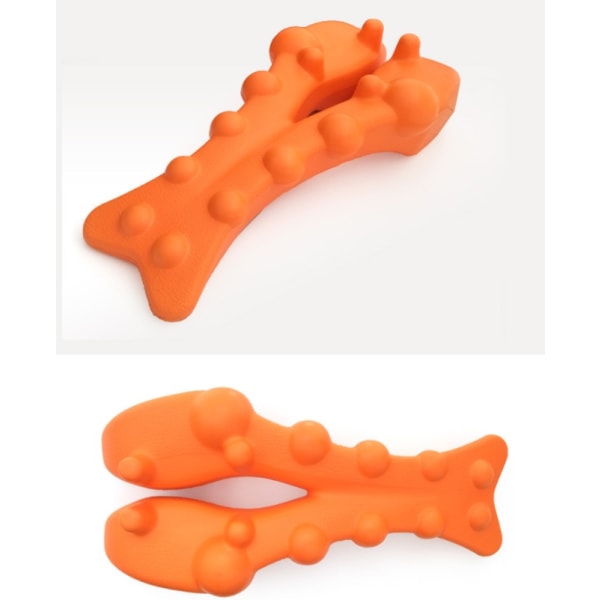 Lumbal Massager Orange Cervikal Massage Kudde Axlar Nacke Ryggkudde Shiatsu Massage Stretching—