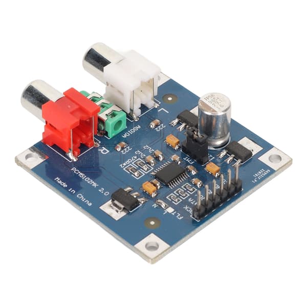 DAC Audio Decoder I2S Input 32 Bit 384KHz Modul med 3,5 mm Hovedtelefonudgang til Effektforstærker