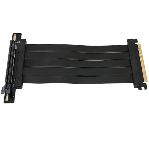 PCIe 4.0 X16 -nousukaapeli, 90 astetta, nopea GPU-jatkoadapteri, musta