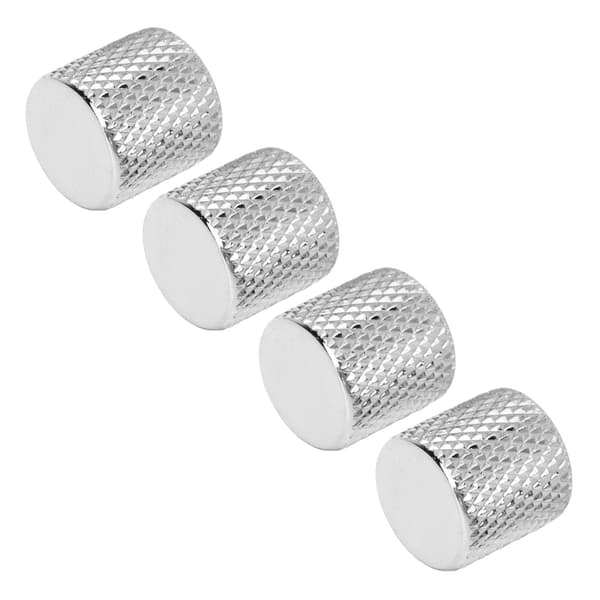 4st Potentiometerratt Bred Kompatibilitet Stark Delikat Elgitarr Kontrollratt Silver