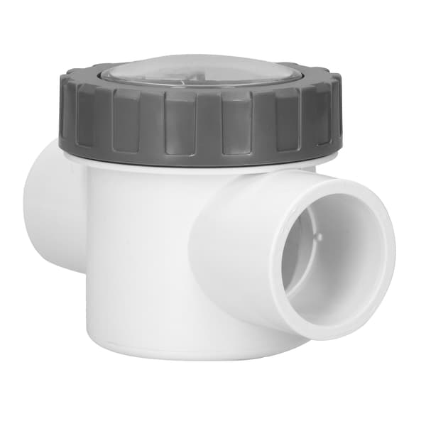 PVC Backventil V501A Pool Transparent Icke-returventil Ersättningstillbehör