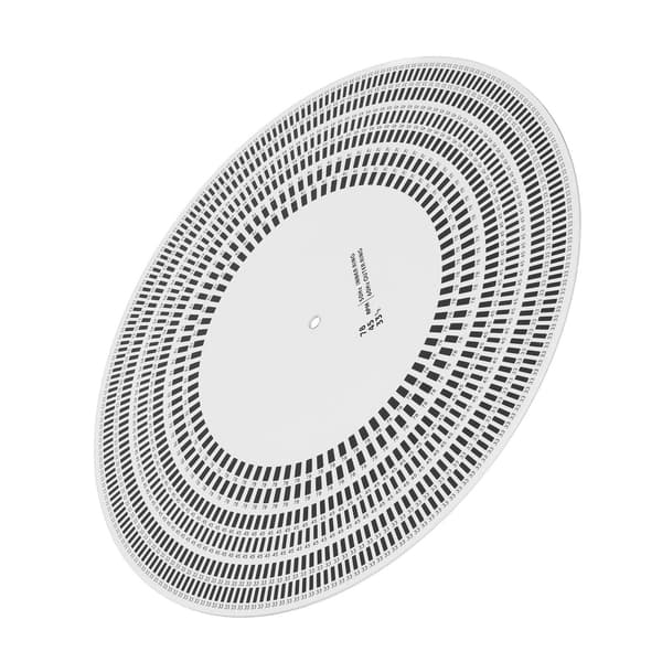 LP Stroboskop Disk Rotationshastighed Detektion Kalibreringsdisk til Vinyl Pladespiller